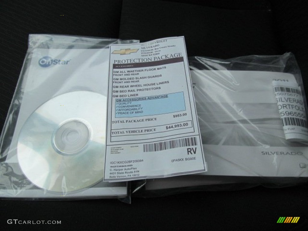 2011 Silverado 2500HD LT Crew Cab 4x4 - Blue Granite Metallic / Ebony photo #24