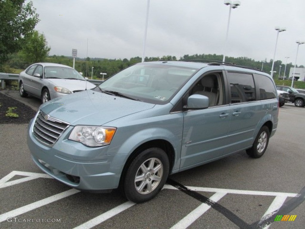2008 Town & Country Touring Signature Series - Clearwater Blue Pearlcoat / Medium Pebble Beige/Cream photo #5