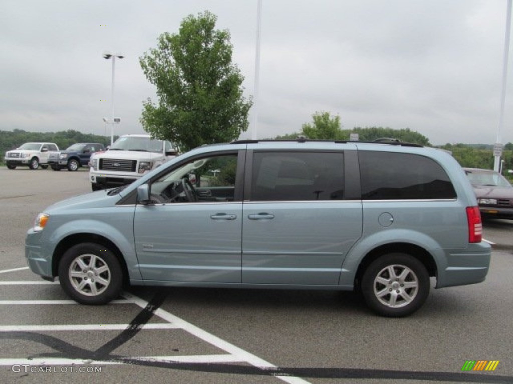 2008 Town & Country Touring Signature Series - Clearwater Blue Pearlcoat / Medium Pebble Beige/Cream photo #6