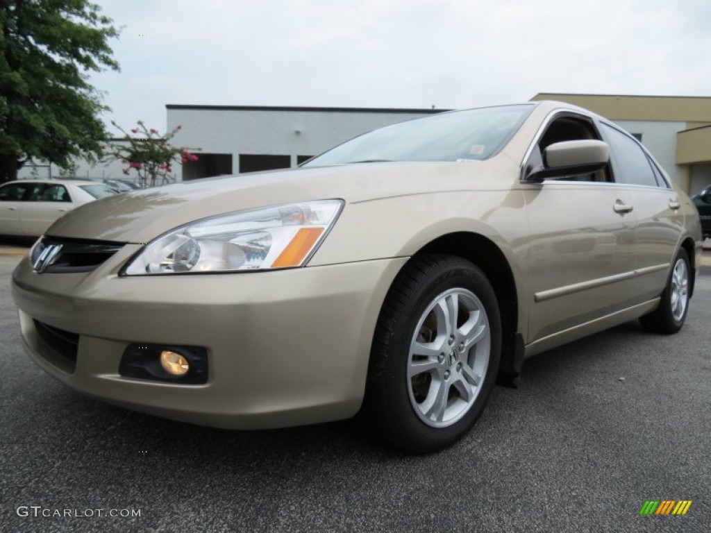 2006 Accord EX-L Sedan - Desert Mist Metallic / Ivory photo #1