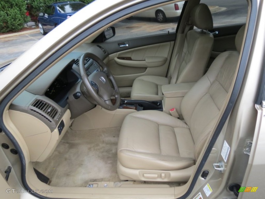 2006 Accord EX-L Sedan - Desert Mist Metallic / Ivory photo #6