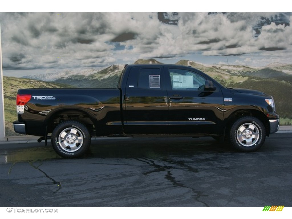 2012 Tundra TRD Double Cab 4x4 - Black / Graphite photo #2