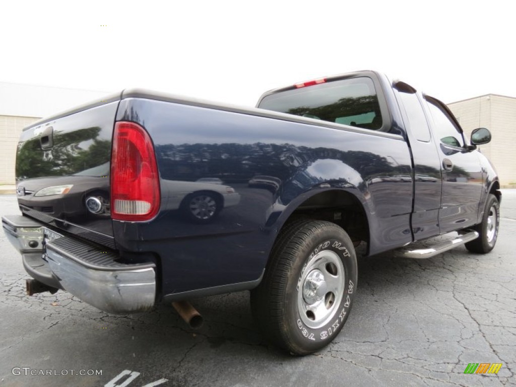 2004 F150 XL Heritage SuperCab - True Blue Metallic / Heritage Graphite Grey photo #3