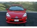 2012 Absolutely Red Toyota Prius c Hybrid Two  photo #3