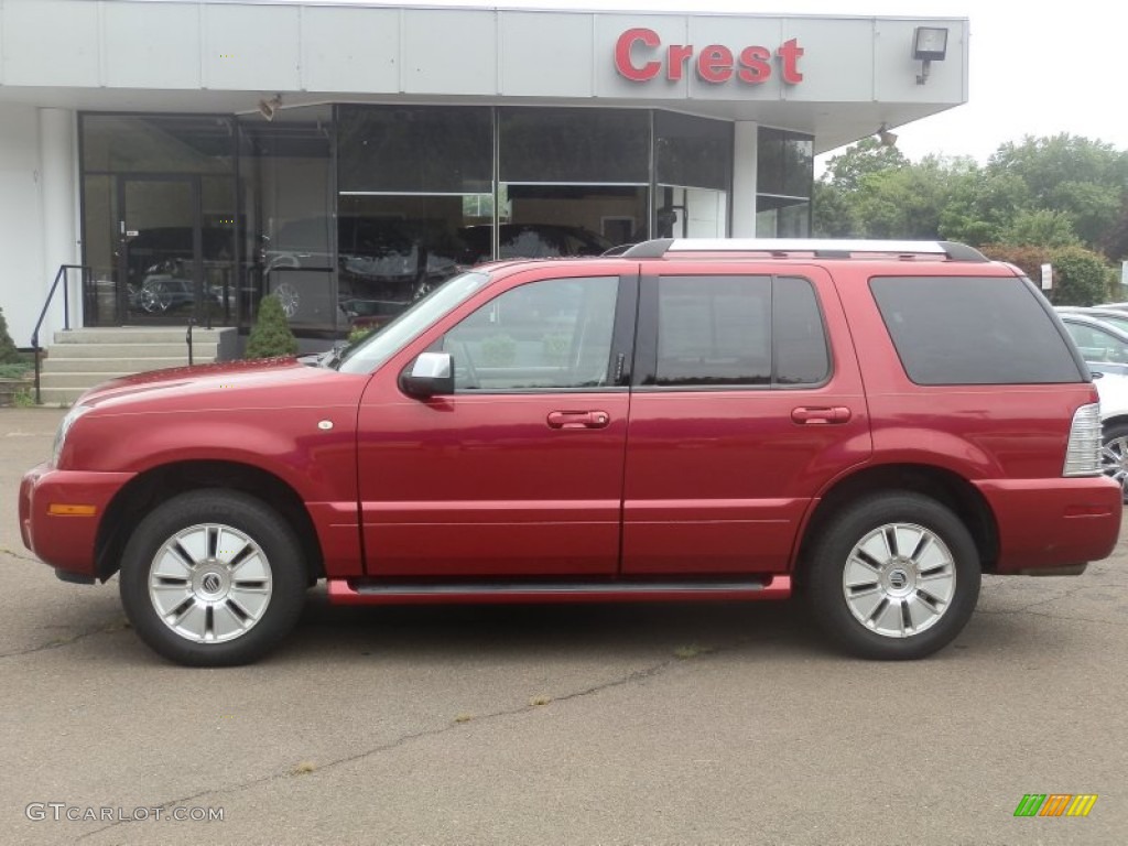 2006 Mountaineer Premier AWD - Vivid Red Metallic / Camel photo #1