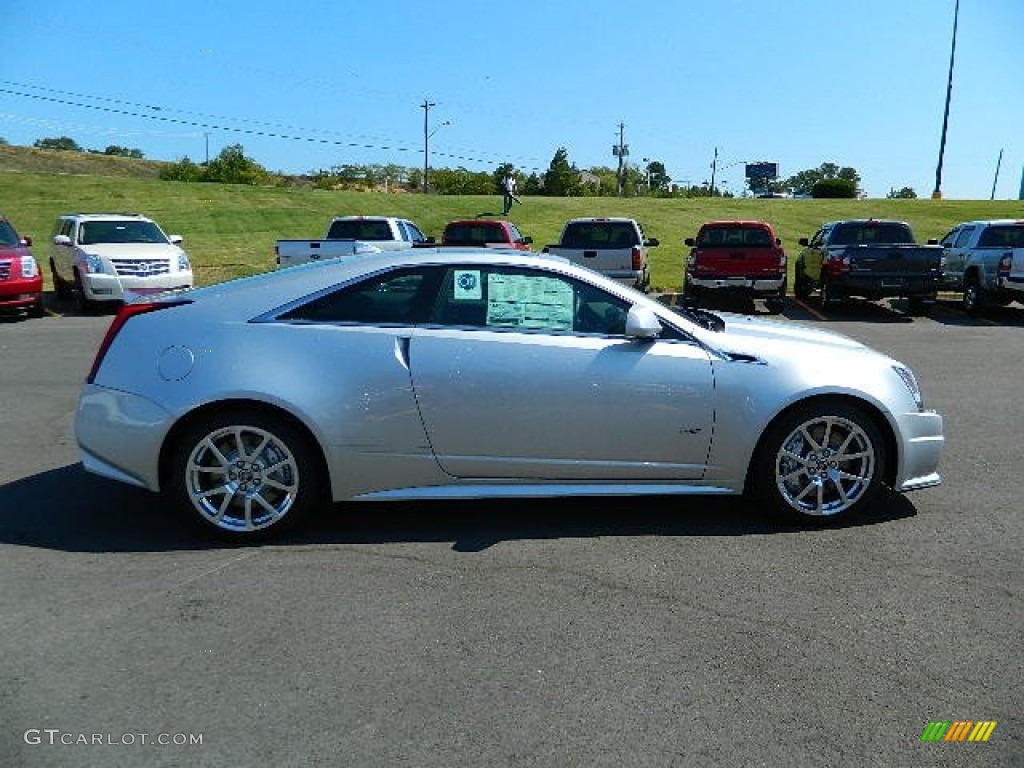 Radiant Silver Metallic 2013 Cadillac CTS -V Coupe Exterior Photo #68329781