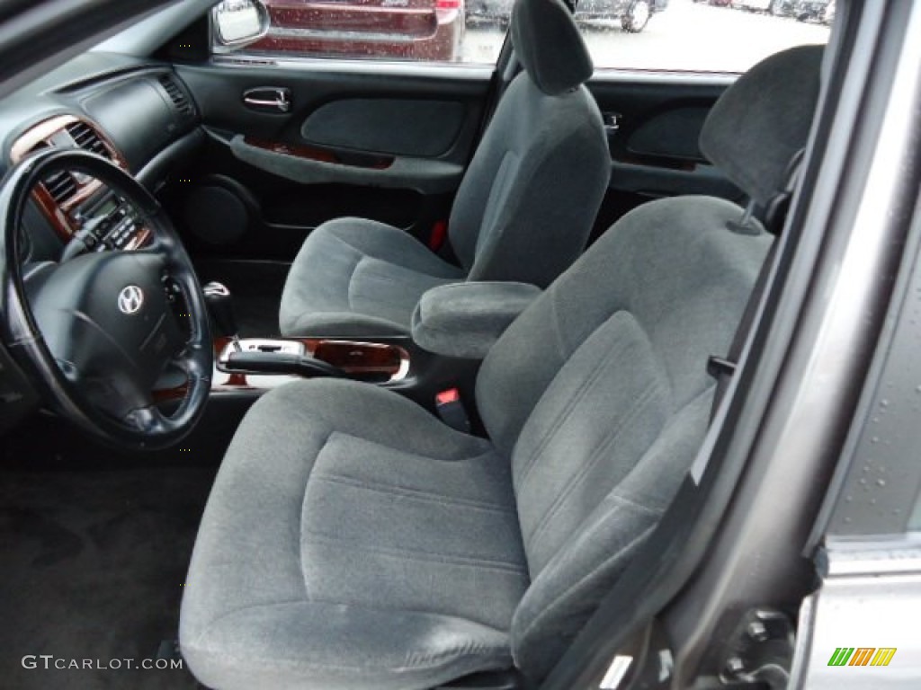 2004 Sonata LX - Slate Gray / Black photo #8