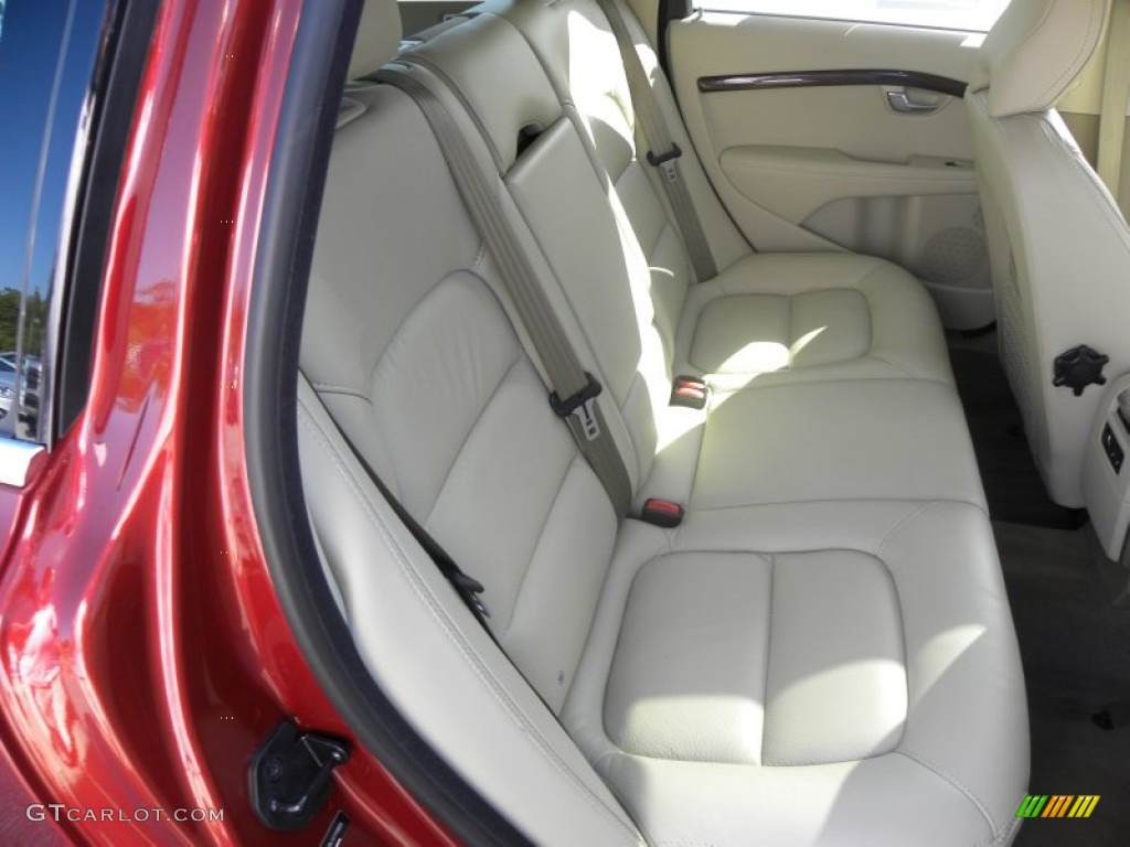 2012 XC70 3.2 - Flamenco Red Metallic / Sandstone Beige photo #11