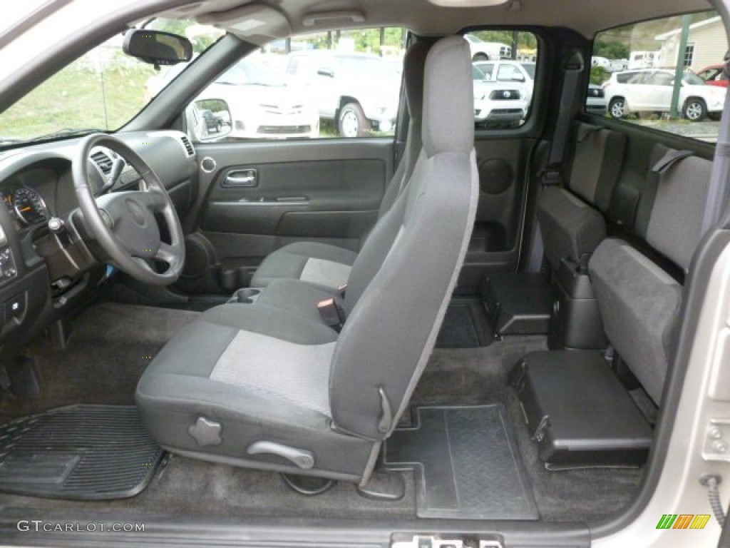 Ebony Interior 2009 GMC Canyon SLE Extended Cab Photo #68333054