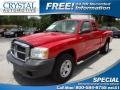 2005 Flame Red Dodge Dakota ST Club Cab  photo #1