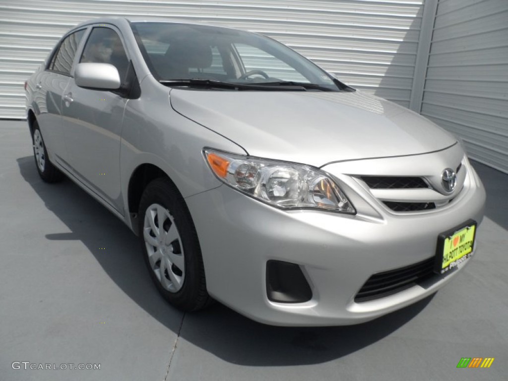 2012 Corolla  - Classic Silver Metallic / Ash photo #1