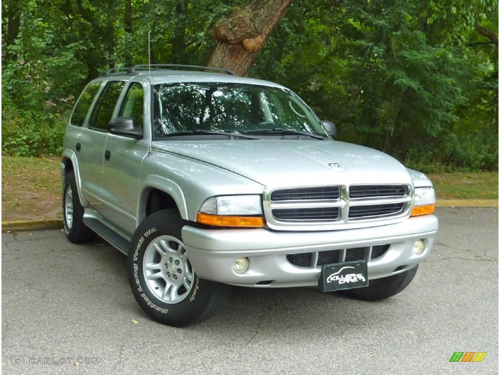 2003 Durango SLT 4x4 - Bright Silver Metallic / Dark Slate Gray photo #1