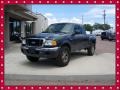 2004 Dark Green Metallic Ford Ranger XLT SuperCab Flare Side 4x4  photo #12