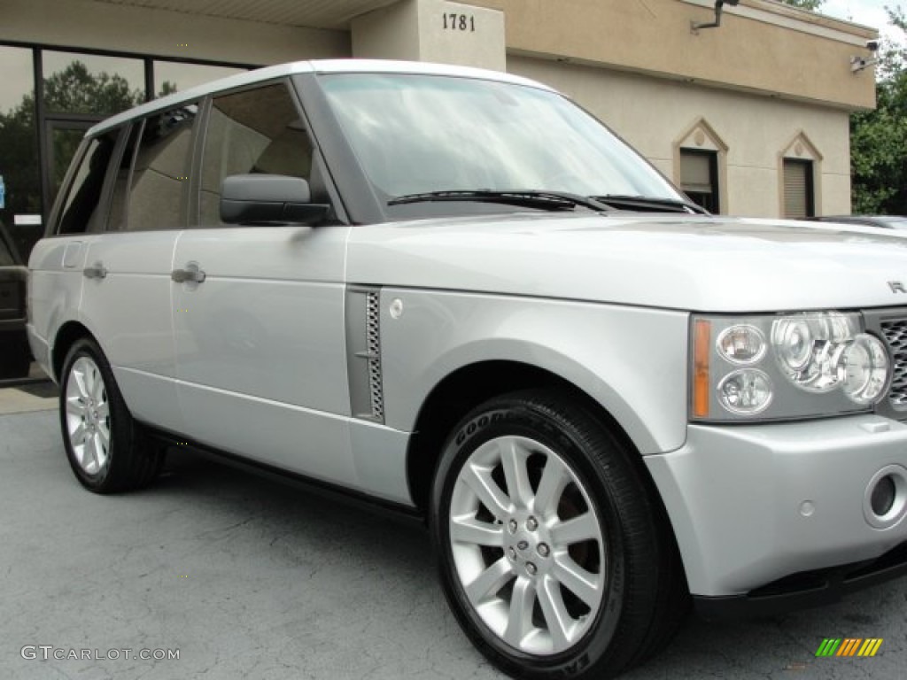 2006 Range Rover Supercharged - Zambezi Silver Metallic / Ivory/Aspen photo #6