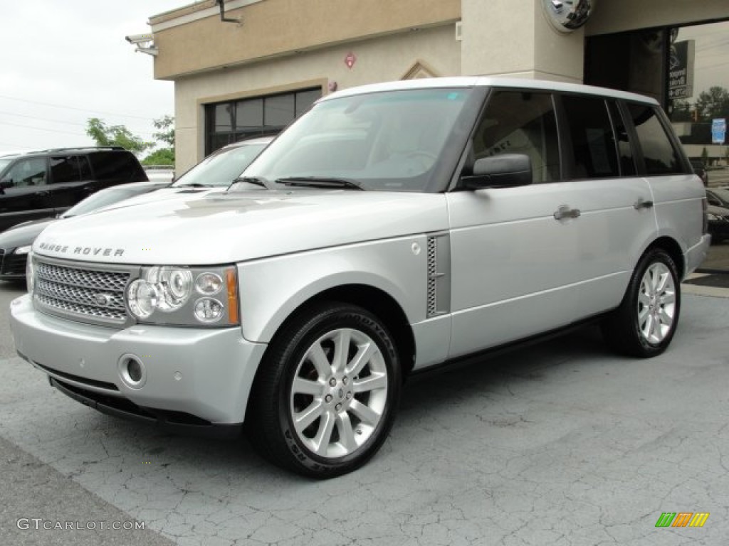 2006 Range Rover Supercharged - Zambezi Silver Metallic / Ivory/Aspen photo #9