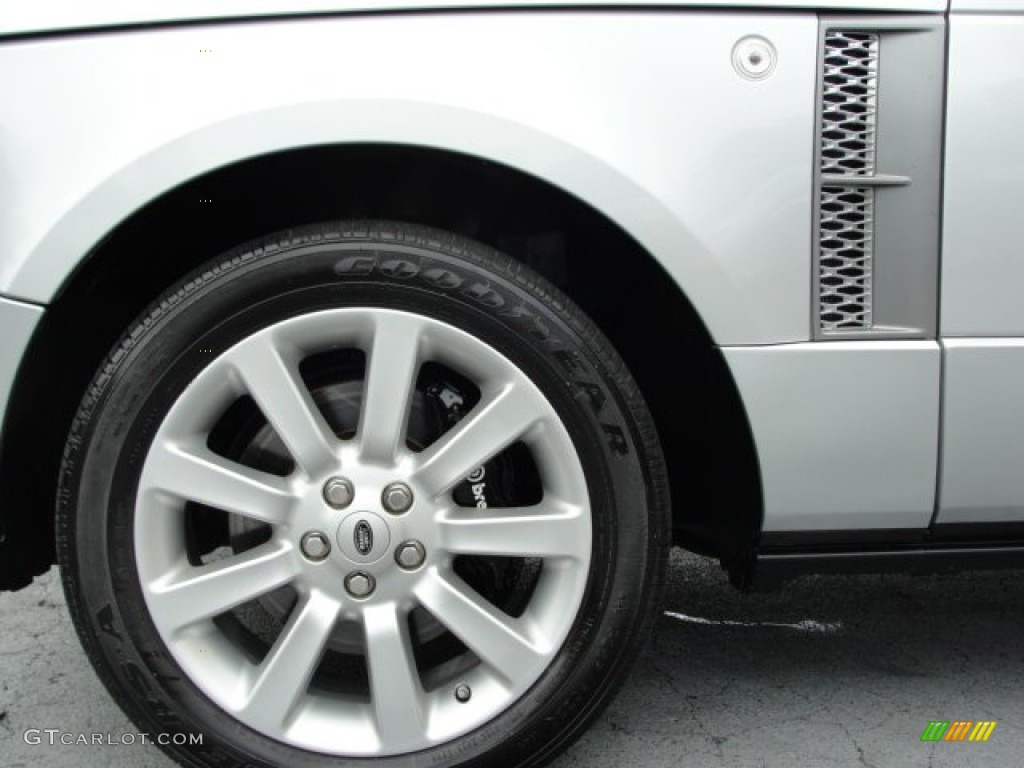 2006 Range Rover Supercharged - Zambezi Silver Metallic / Ivory/Aspen photo #10