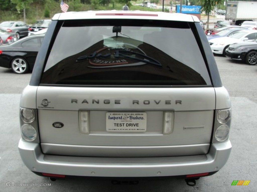 2006 Range Rover Supercharged - Zambezi Silver Metallic / Ivory/Aspen photo #11