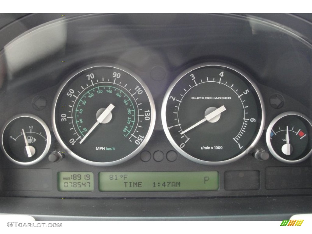 2006 Land Rover Range Rover Supercharged Gauges Photos