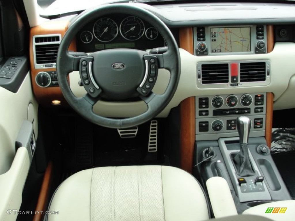 2006 Land Rover Range Rover Supercharged Ivory/Aspen Dashboard Photo #68338211