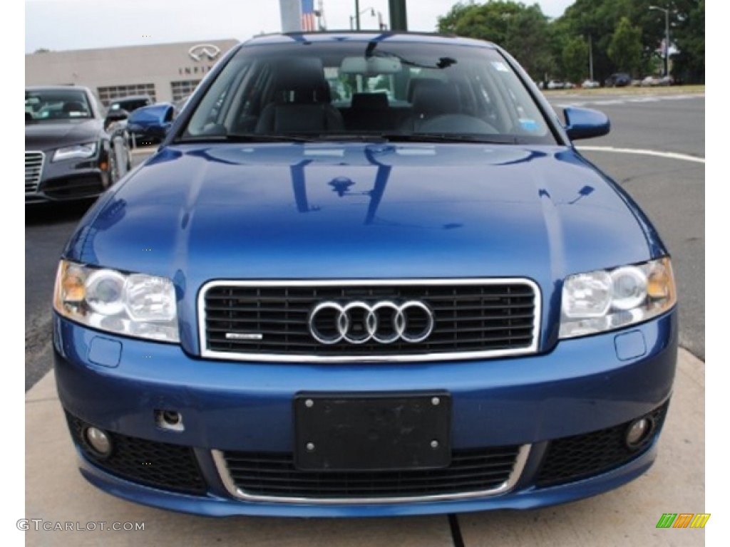 Ocean Blue Pearl Effect 2004 Audi A4 3.0 quattro Sedan Exterior Photo #68338373