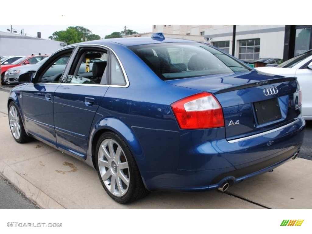Ocean Blue Pearl Effect 2004 Audi A4 3.0 quattro Sedan Exterior Photo #68338385