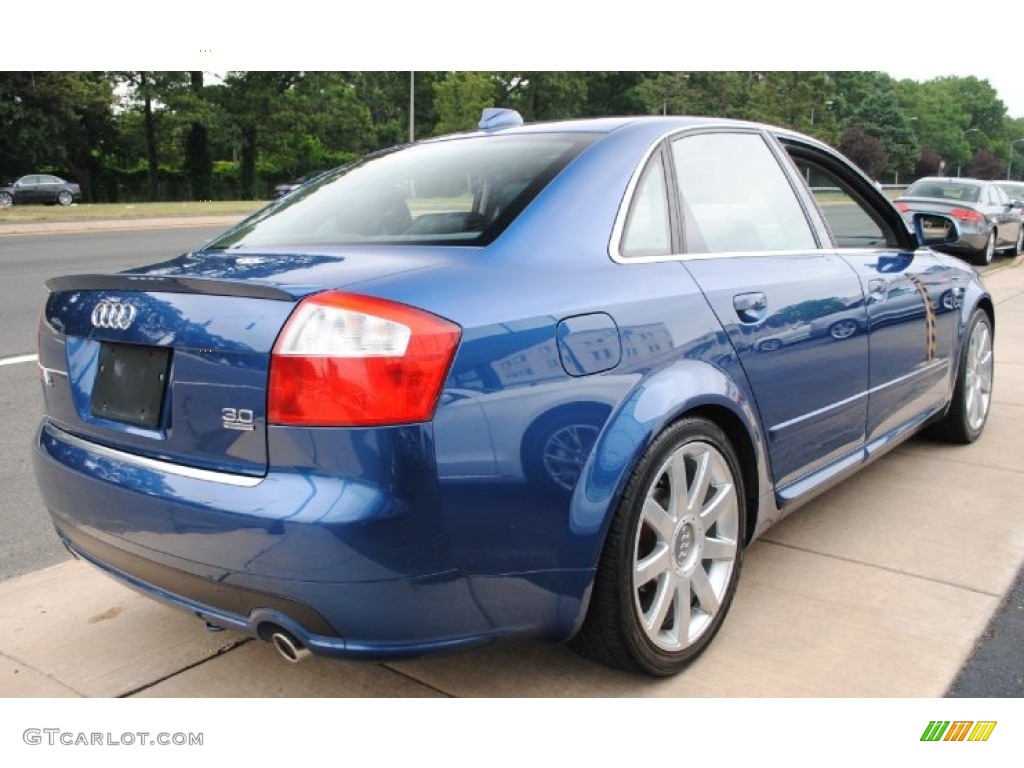 Ocean Blue Pearl Effect 2004 Audi A4 3.0 quattro Sedan Exterior Photo #68338397