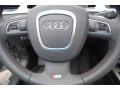 Black/Tuscan Brown Silk Nappa Leather 2011 Audi S5 3.0 TFSI quattro Cabriolet Steering Wheel