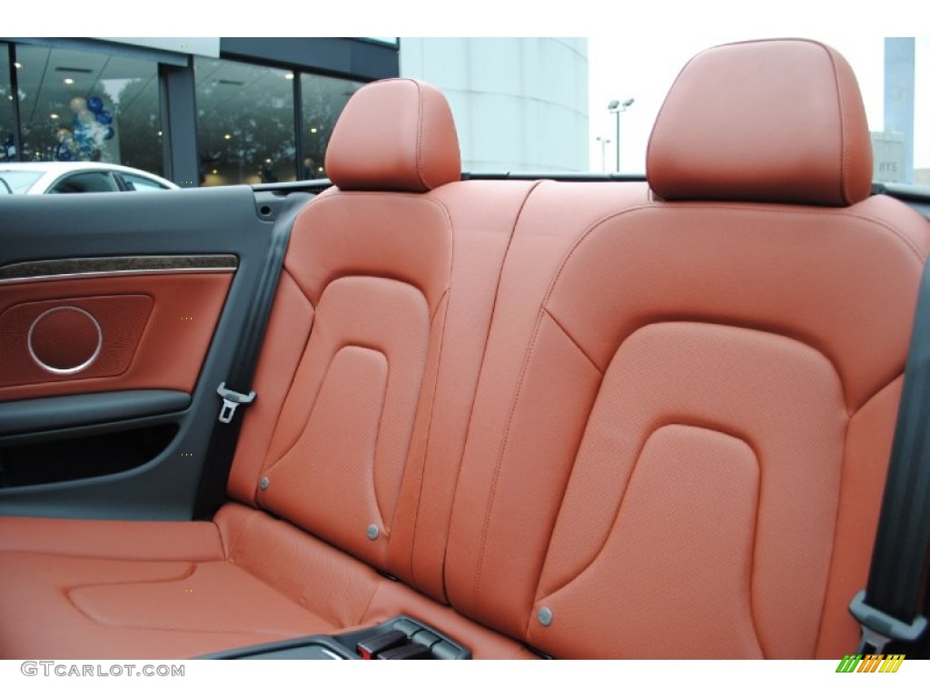 Black/Tuscan Brown Silk Nappa Leather Interior 2011 Audi S5 3.0 TFSI quattro Cabriolet Photo #68338550