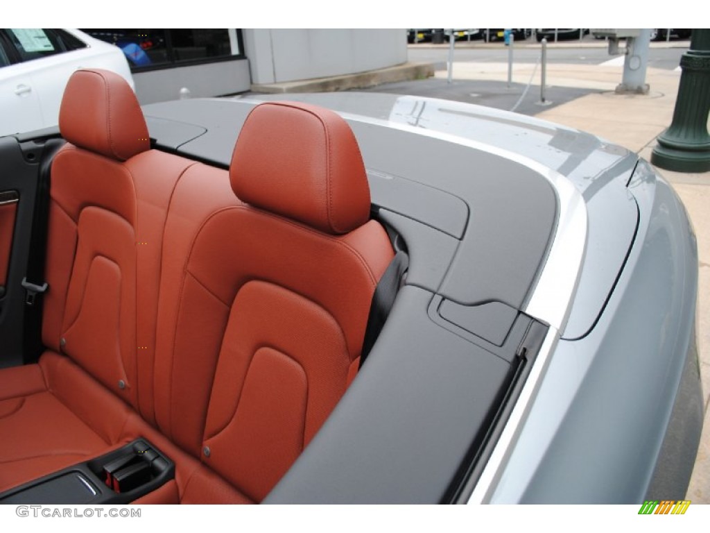 2011 Audi S5 3.0 TFSI quattro Cabriolet Rear Seat Photo #68338556