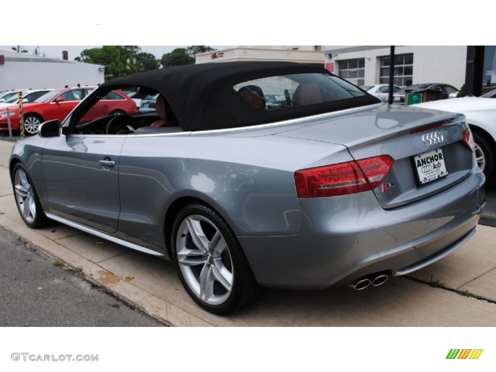 2011 S5 3.0 TFSI quattro Cabriolet - Quartz Grey Metallic / Black/Tuscan Brown Silk Nappa Leather photo #19