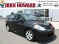 2010 Espresso Black Nissan Versa 1.8 S Hatchback  photo #1