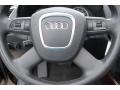 2009 Audi Q5 Black Interior Steering Wheel Photo