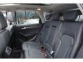 2009 Audi Q5 Black Interior Rear Seat Photo