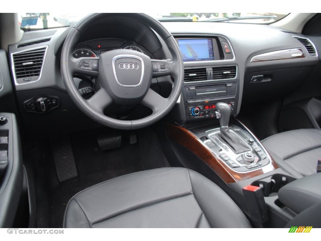 Black Interior 2009 Audi Q5 3.2 Premium quattro Photo #68338700