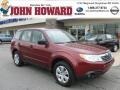 2009 Camellia Red Pearl Subaru Forester 2.5 X  photo #1