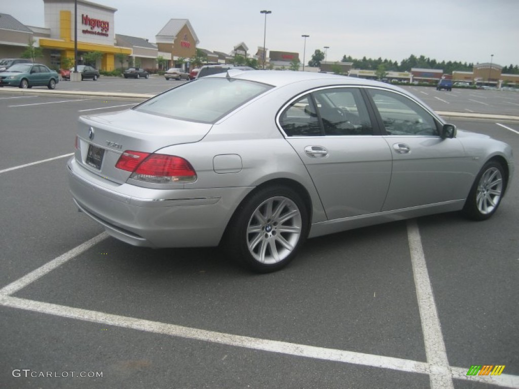 2008 7 Series 750i Sedan - Titanium Silver Metallic / Black photo #11