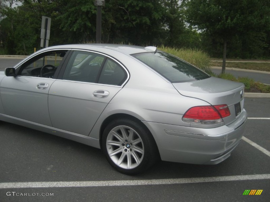 2008 7 Series 750i Sedan - Titanium Silver Metallic / Black photo #18