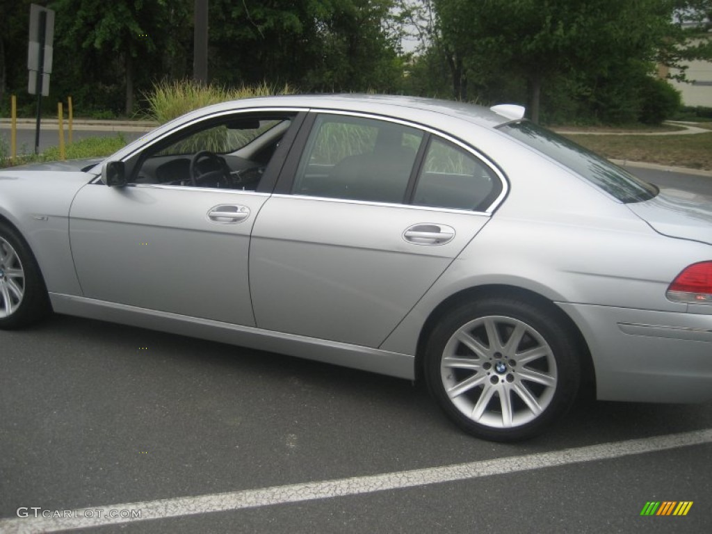 2008 7 Series 750i Sedan - Titanium Silver Metallic / Black photo #19