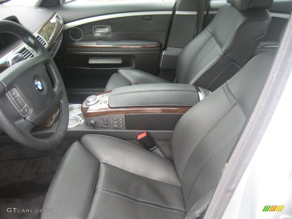 2008 BMW 7 Series 750i Sedan Front Seat Photo #68340180