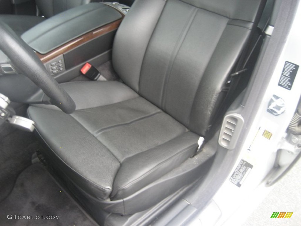2008 7 Series 750i Sedan - Titanium Silver Metallic / Black photo #35