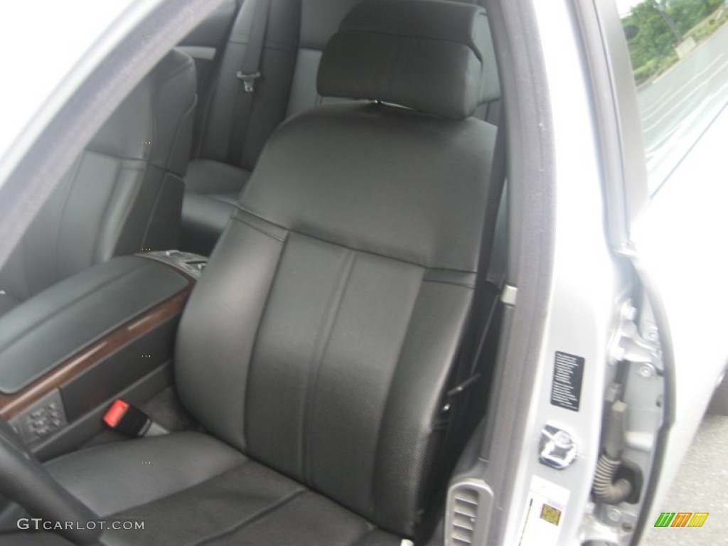 2008 7 Series 750i Sedan - Titanium Silver Metallic / Black photo #36