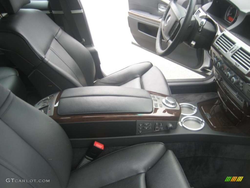2008 7 Series 750i Sedan - Titanium Silver Metallic / Black photo #38