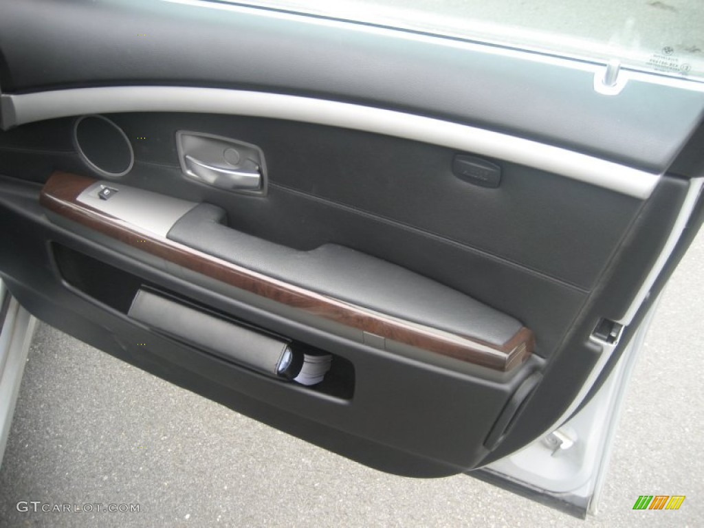 2008 7 Series 750i Sedan - Titanium Silver Metallic / Black photo #45