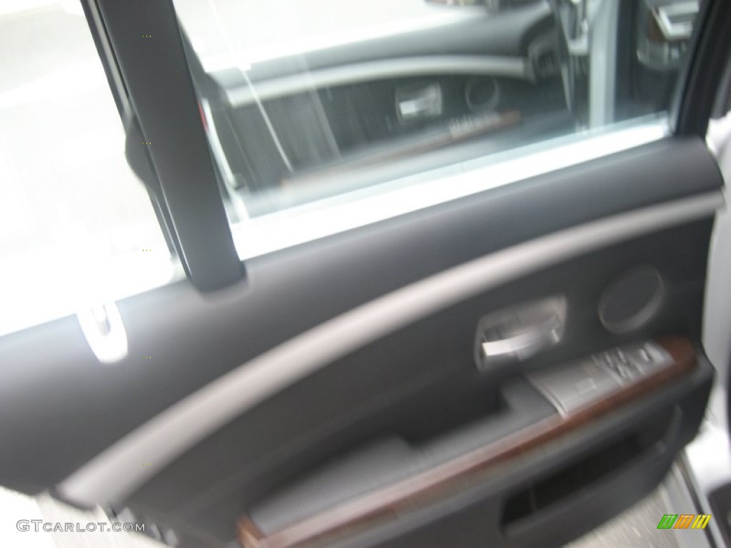 2008 7 Series 750i Sedan - Titanium Silver Metallic / Black photo #46
