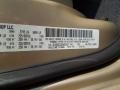 PFS: Cashmere Pearl 2012 Dodge Grand Caravan SXT Color Code