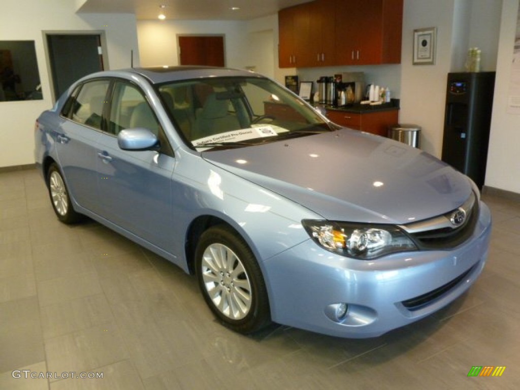 2011 Impreza 2.5i Premium Sedan - Sky Blue Pearl / Ivory photo #1