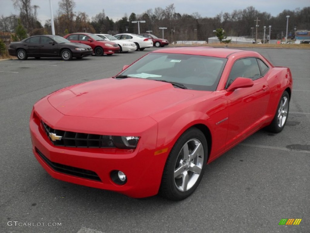 2011 Camaro LT Coupe - Victory Red / Black photo #1