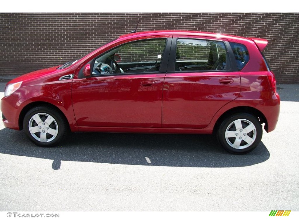 2010 Aveo Aveo5 LT - Sport Red / Charcoal photo #1
