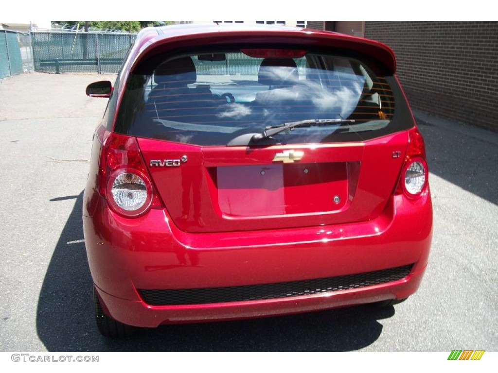 Sport Red 2010 Chevrolet Aveo Aveo5 LT Exterior Photo #68343124