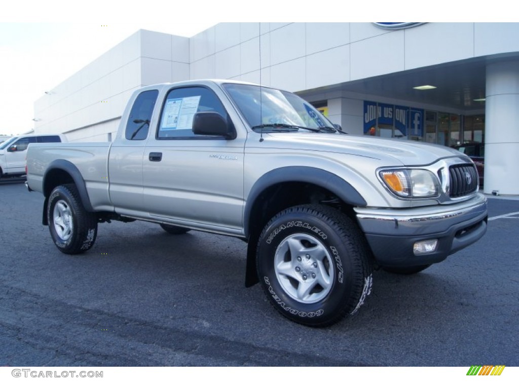 2001 Tacoma Xtracab 4x4 - Lunar Mist Silver Metallic / Charcoal photo #1